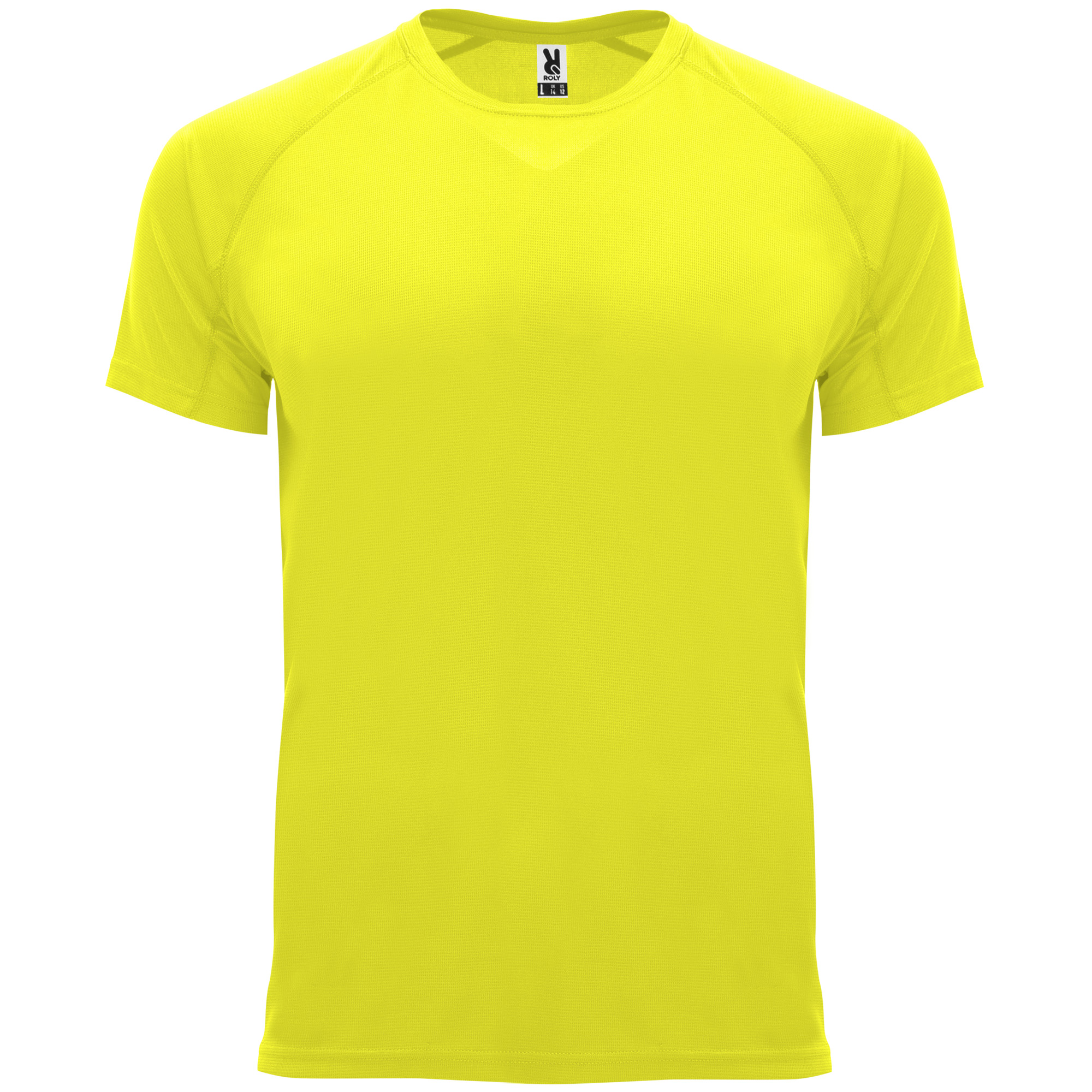T-Shirt Técnica Roly Bahrain Fluor Yellow
